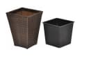 dazikemo Blumenkasten Sanssouci Poly Rattan Braun 40 cm Bild 1