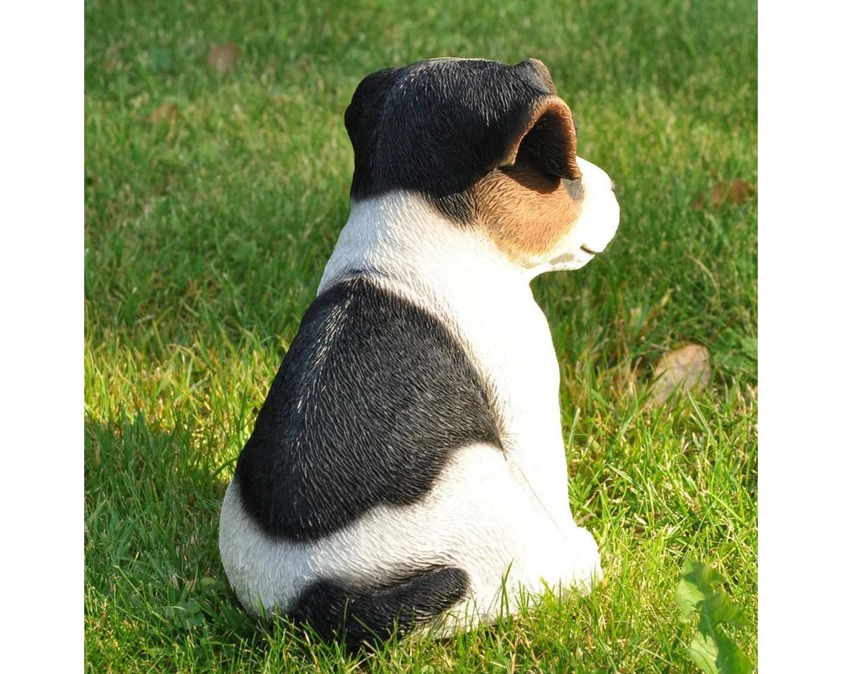 dazikemo Gartenfigur Jack Russel Detailgetreu Kunststein - Bild 4
