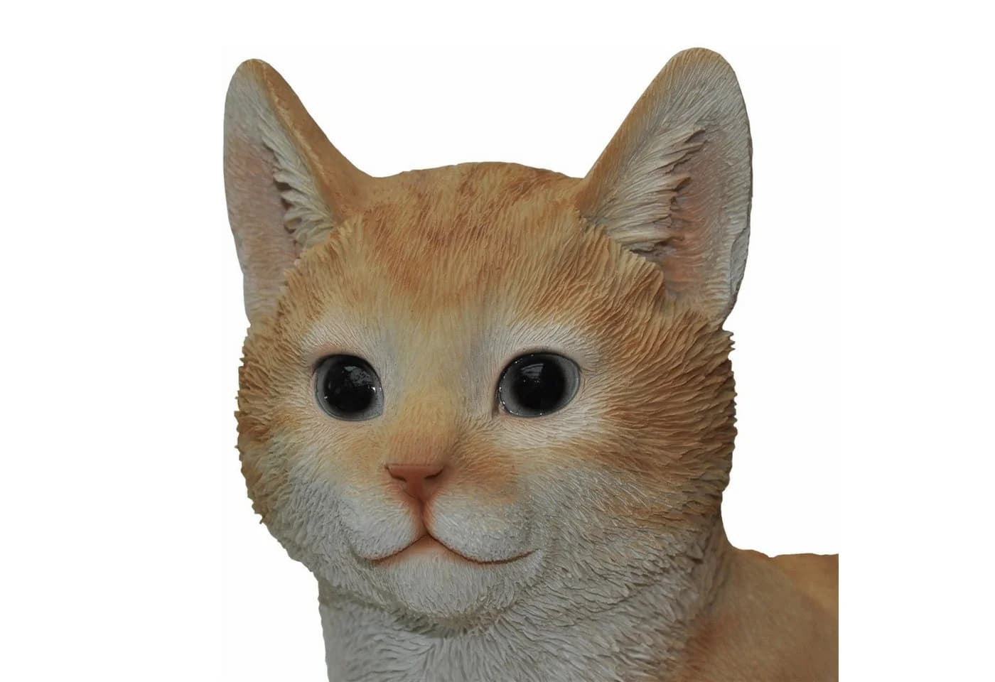 dazikemo Gartenfigur Katze mit Katzenbaby Brauner Kunststein - Bild 4