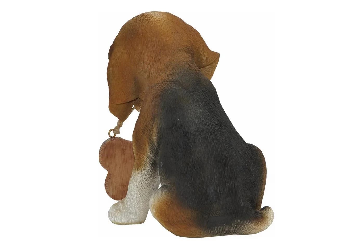 dazikemo Gartenfigur Hund Beagle Willkommen Kunststein - Bild 4
