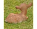 dazikemo Gartenfigur Liegendes Reh Rehkitz Kunststein Bild 3