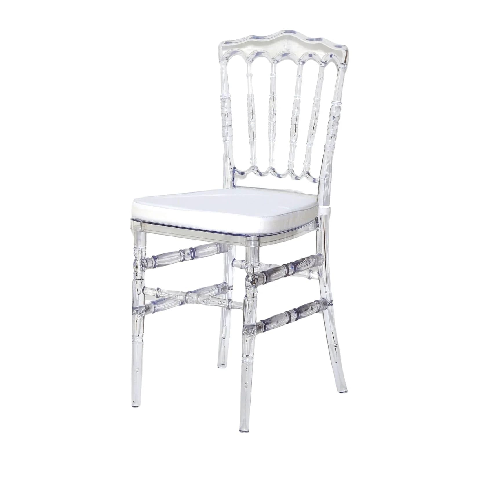 dazikemo Esszimmerstuhl 2x Acryl Polycarbonat Transparent