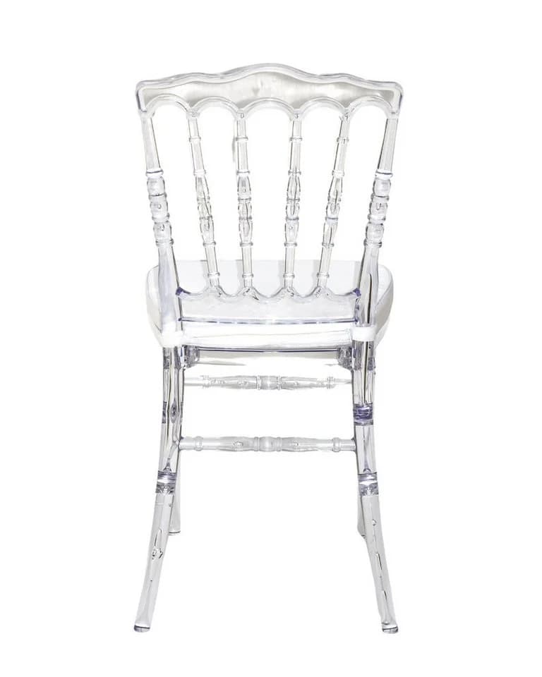 dazikemo Esszimmerstuhl 2x Acryl Polycarbonat Transparent - Bild 5