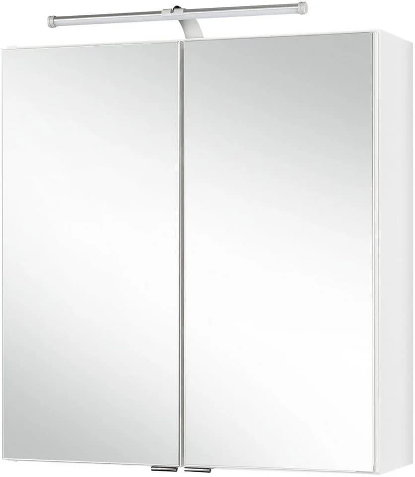 WELLTIME Spiegelschrank Turin Weiß mit LED-Leuchte - Bild 2