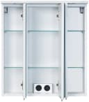 WELLTIME Spiegelschrank Flex Weiß mit LED und Steckdose Bild 1