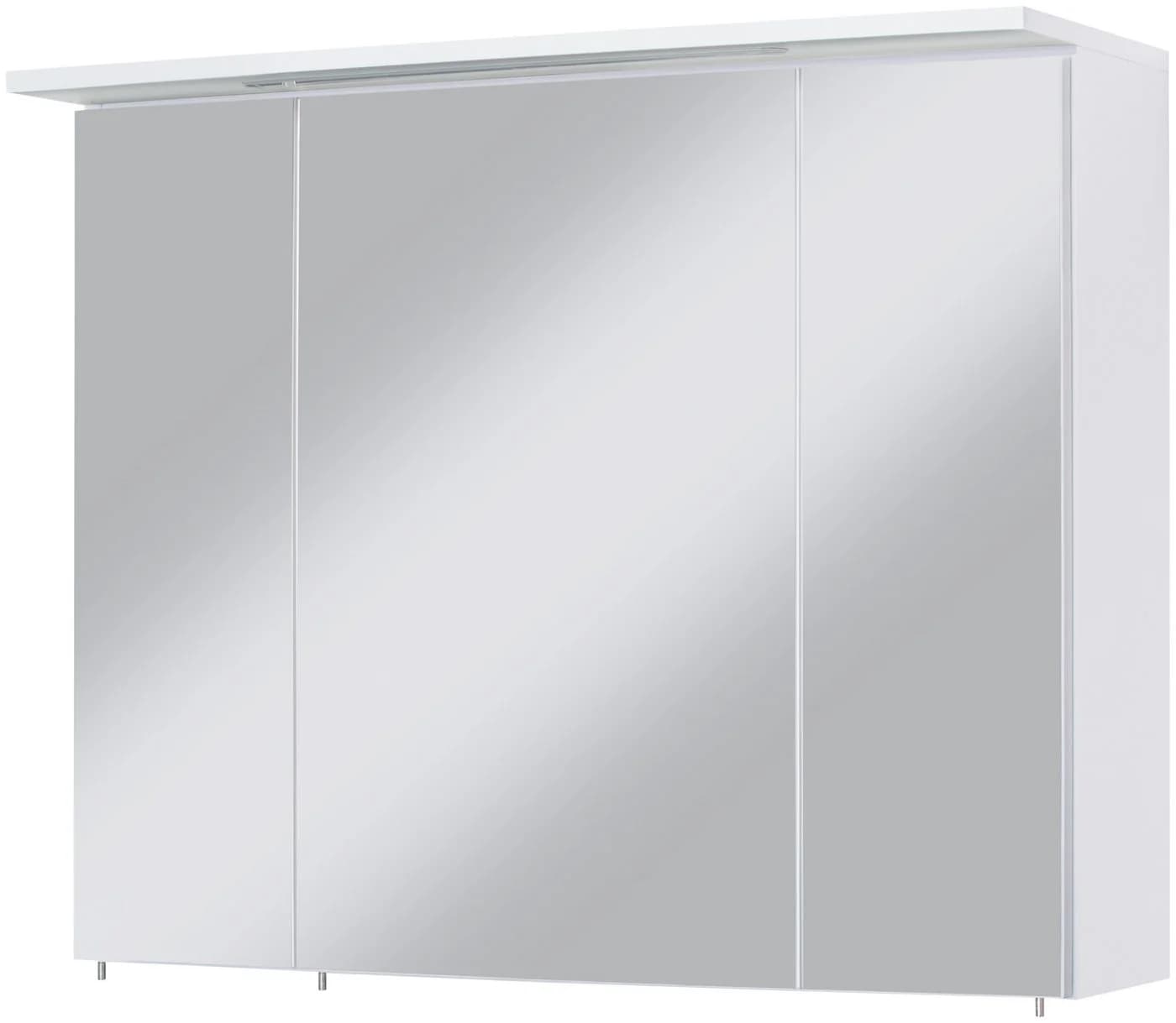 WELLTIME Flex Spiegelschrank Weiß mit LED und Steckdose - Bild 2