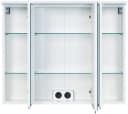 WELLTIME Flex Spiegelschrank Weiß mit LED und Steckdose Bild 3