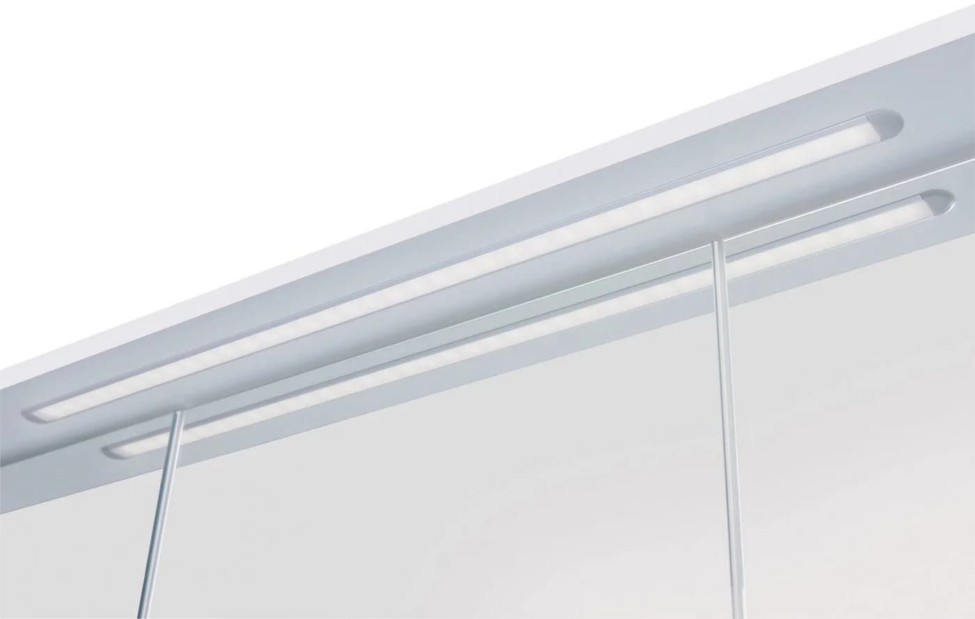 WELLTIME Flex Spiegelschrank Weiß mit LED und Steckdose - Bild 5