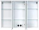 WELLTIME Flex Spiegelschrank Weiß mit LED und Steckdose Bild 3