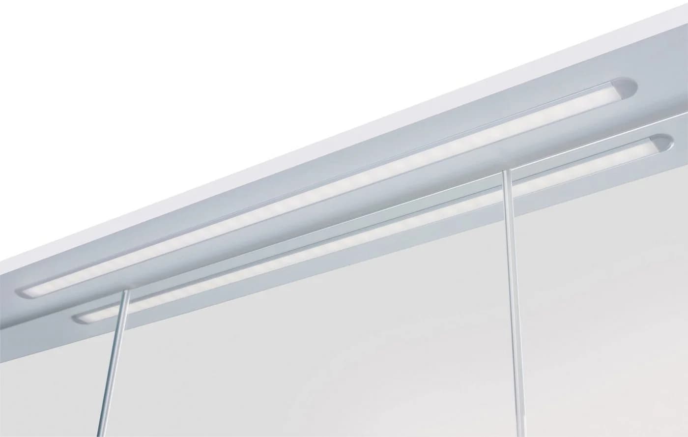 WELLTIME Flex Spiegelschrank Weiß mit LED und Steckdose - Bild 5