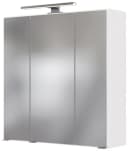 WELLTIME Spiegelschrank Matera Weiß mit LED und Steckdose Bild 2