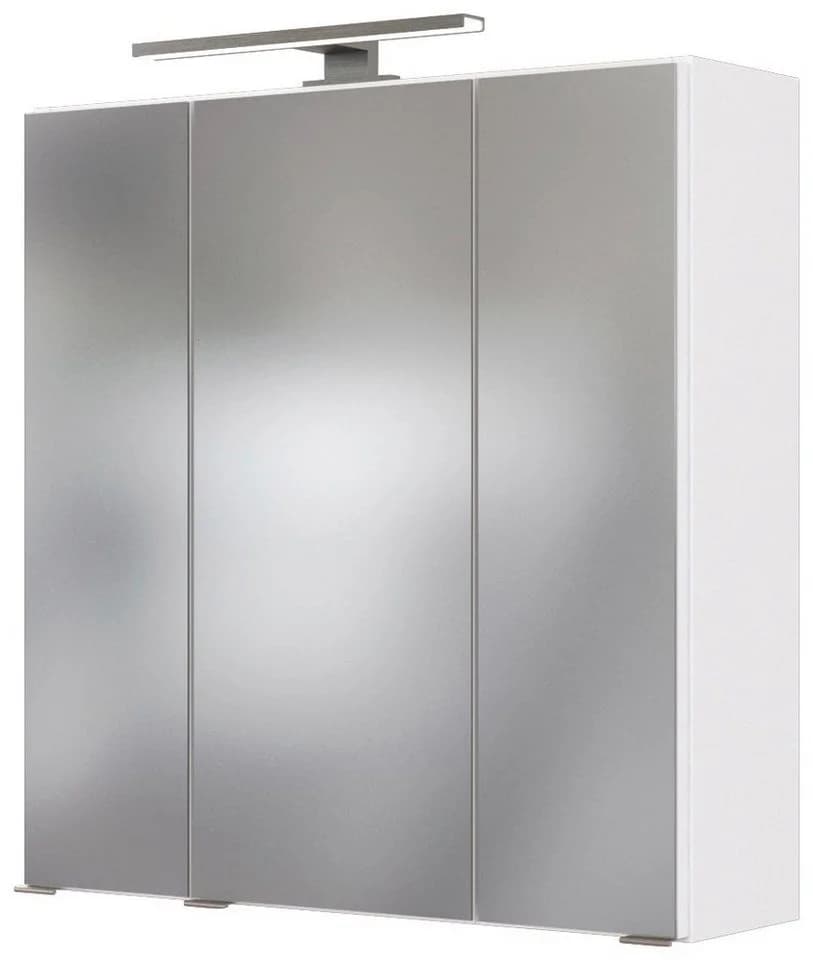 WELLTIME Spiegelschrank Matera Weiß mit LED und Steckdose - Bild 2