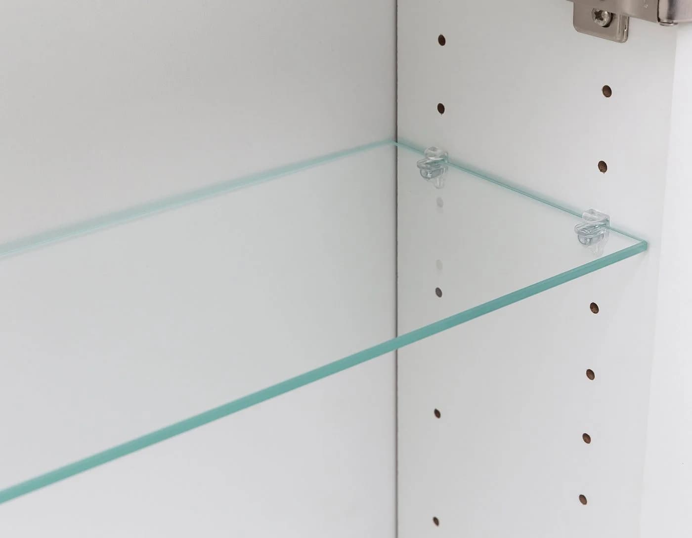 WELLTIME Spiegelschrank Matera Weiß mit LED und Steckdose - Bild 4