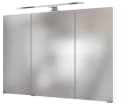 WELLTIME Spiegelschrank Livorno Weiß mit LED-Beleuchtung Bild 2