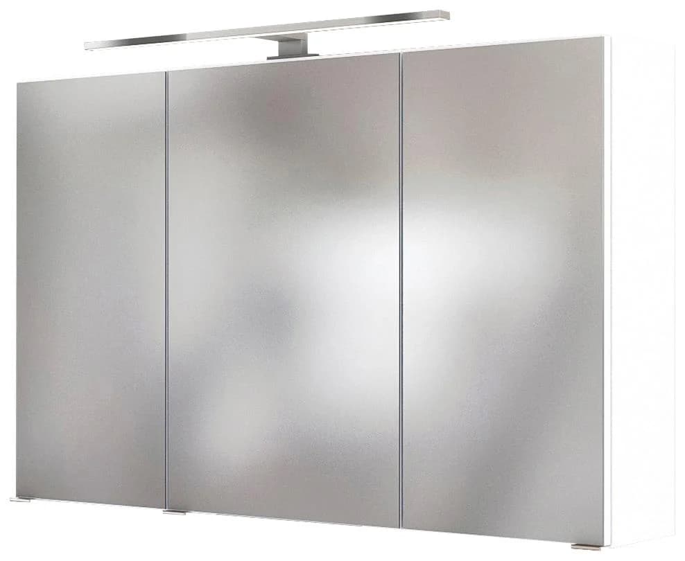 WELLTIME Spiegelschrank Livorno Weiß mit LED-Beleuchtung - Bild 5