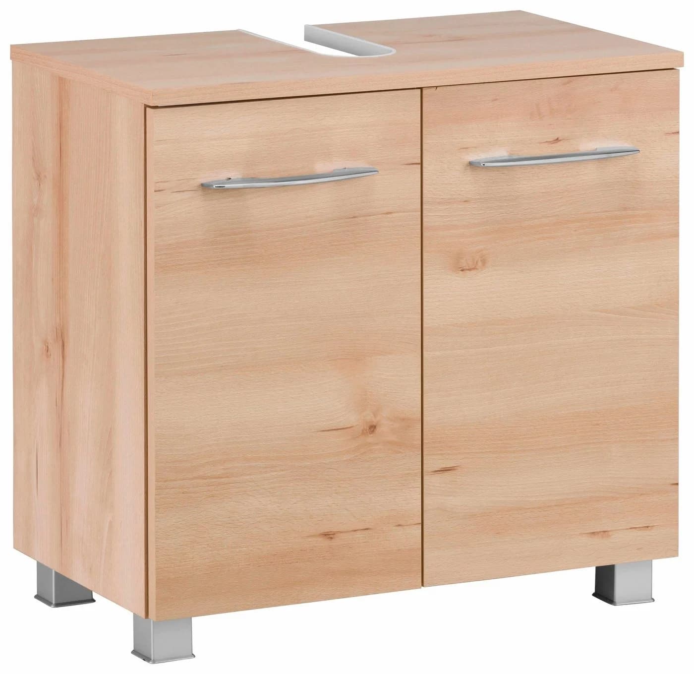 WELLTIME Portofino Waschbeckenunterschrank 60cm Braun Holzwerkstoff - Bild 2
