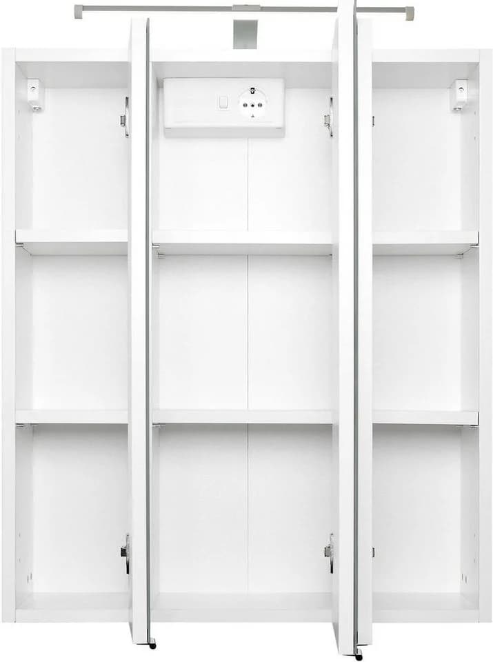 WELLTIME Spiegelschrank Hero Weiß mit LED-Beleuchtung - Bild 1