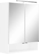 WELLTIME Spiegelschrank Ribera Weiß mit LED-Beleuchtung Bild 2