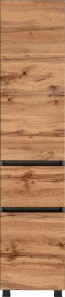 WELLTIME Hochschrank Lucca Grau Eichefarben Modern Bild 3