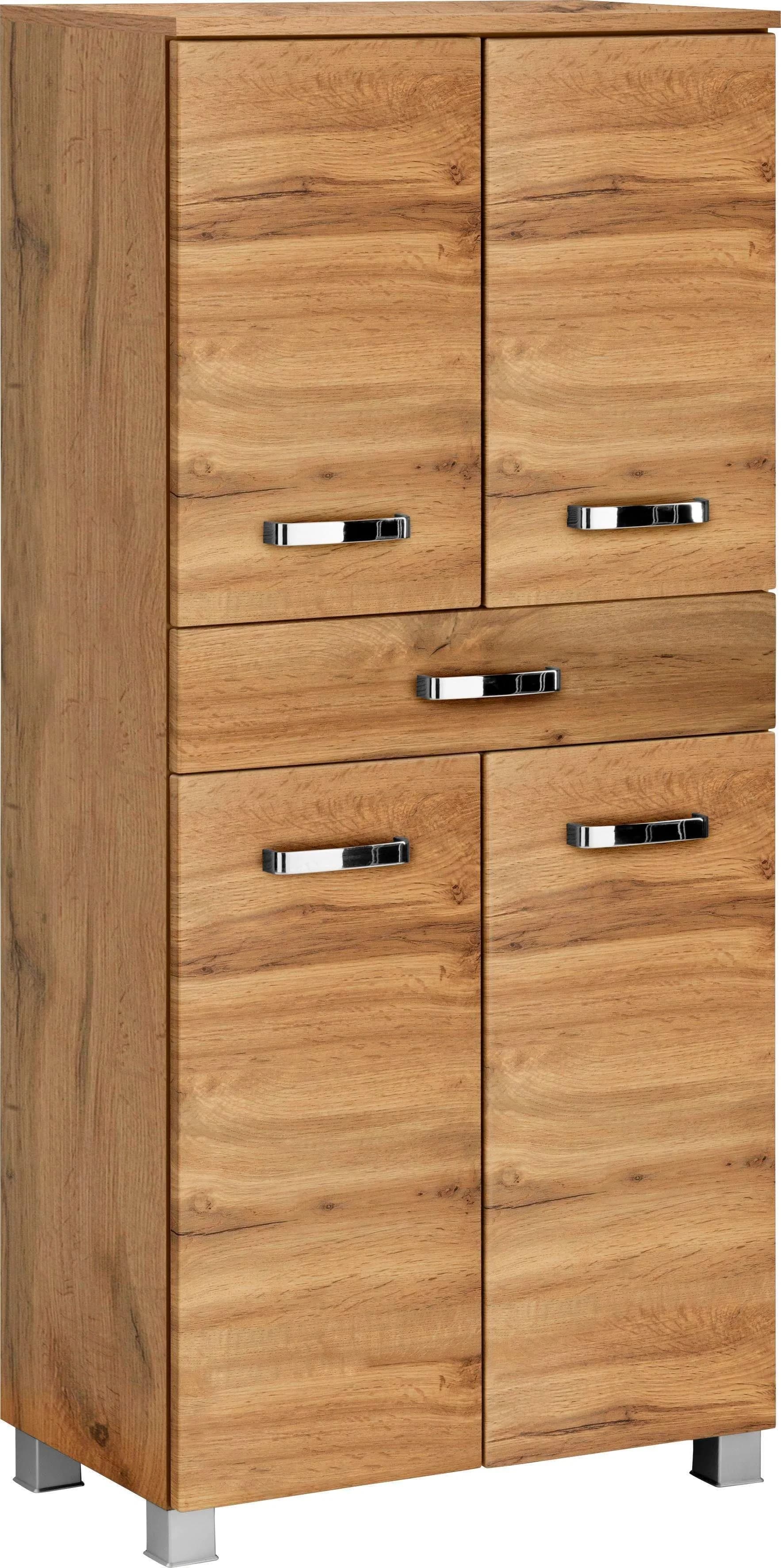 Midischrank WELLTIME Ravenna Eichefarben Wandmontage