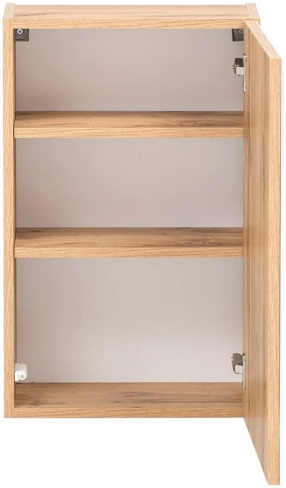 WELLTIME Hängeschrank Horki Weiß Glas Holzwerkstoff - Bild 3
