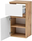 welltime Unterschrank Kaunas 40 cm Weiß/Wotaneiche Soft-Close Bild 4