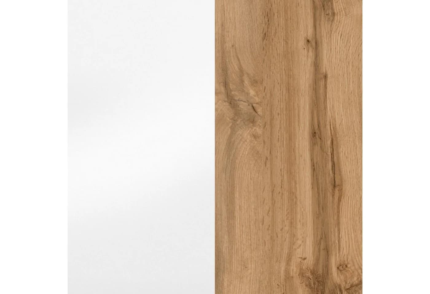 welltime Unterschrank Kaunas 40 cm Weiß/Wotaneiche Soft-Close - Bild 5
