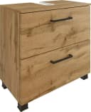 Welltime Waschbeckenunterschrank Chicago Braun MDF Bild 2