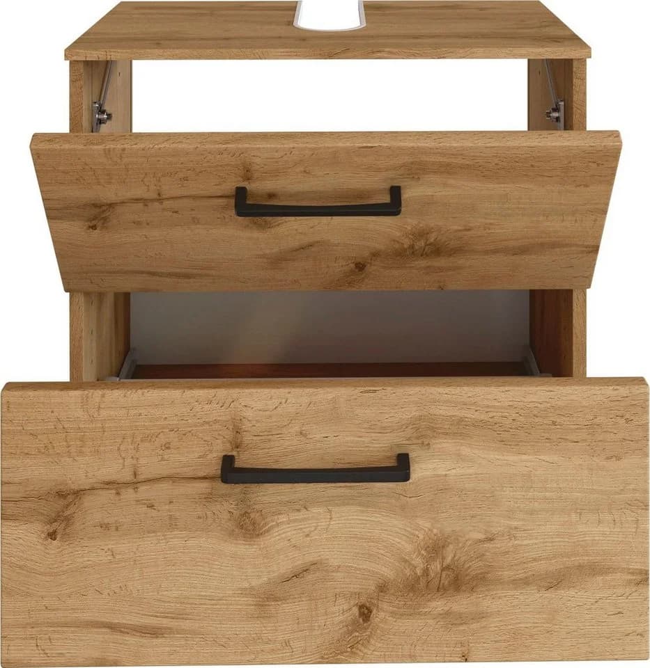Welltime Waschbeckenunterschrank Chicago Braun MDF - Bild 5