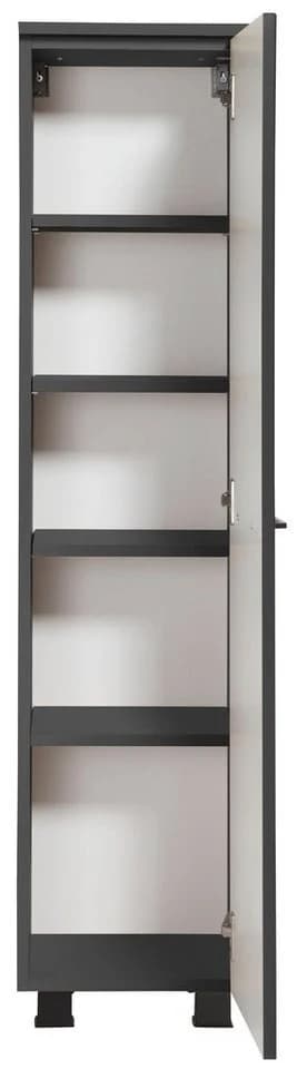 Welltime Midischrank Trento Grau Matt 1 Tür - Bild 2