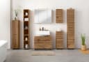 WELLTIME Hochschrank Trento Braun 30cm Breite Viel Stauraum Bild 1