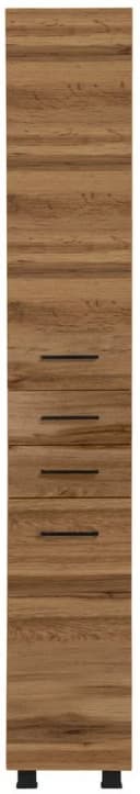 WELLTIME Hochschrank Trento Braun 30cm Breite Viel Stauraum Bild 3