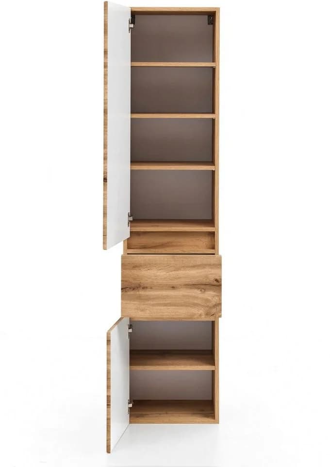 welltime Seitenschrank Livorno Braun Holzwerkstoff Stehend/Hängend - Bild 4