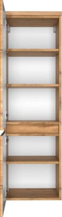 welltime Midischrank Livorno Wotan-Eiche/Braun Flexibel Montierbar Bild 3