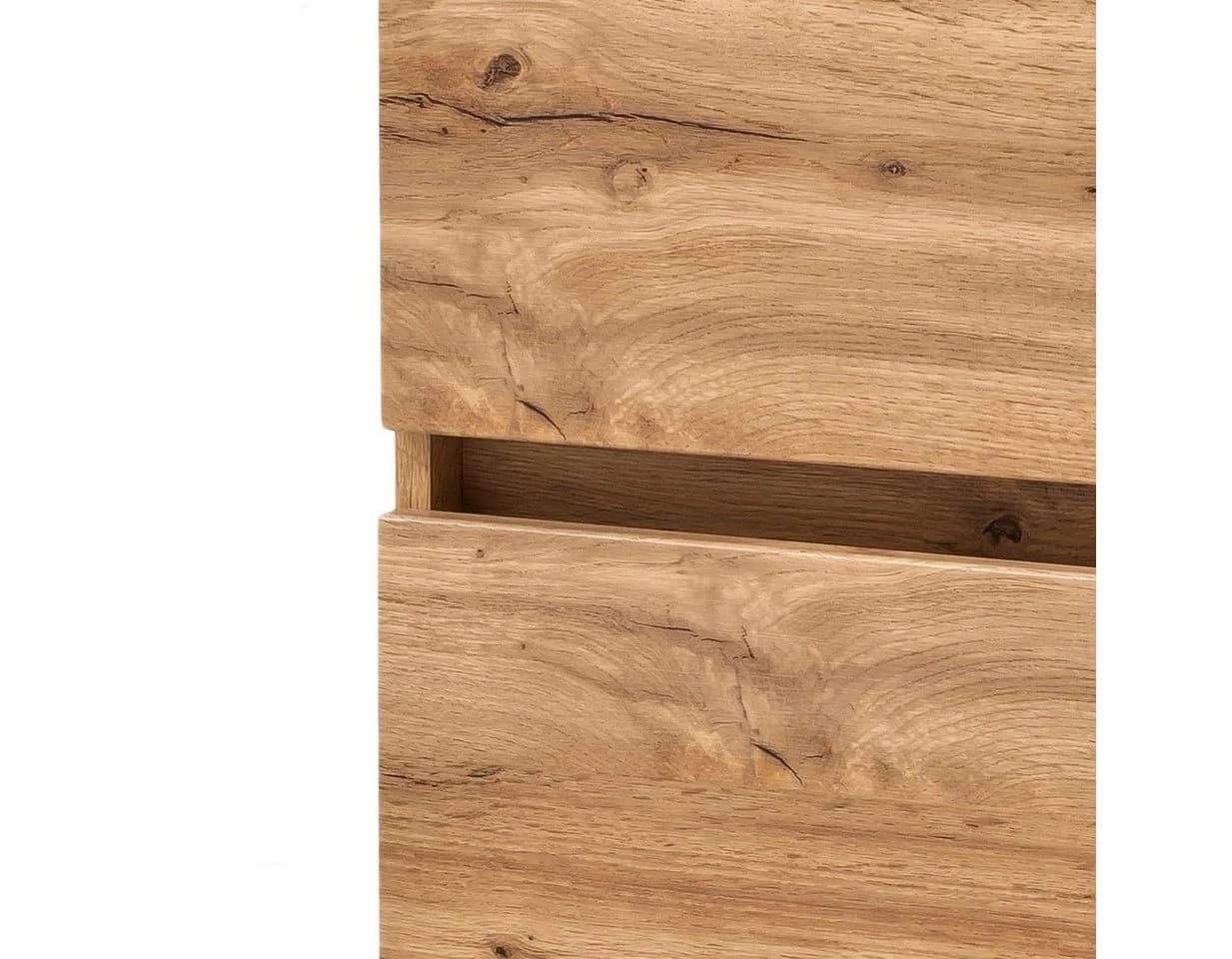 welltime Midischrank Livorno Wotan-Eiche/Braun Flexibel Montierbar - Bild 5