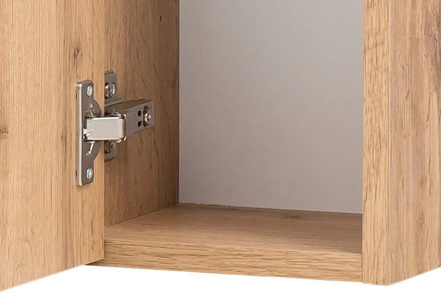 welltime Spiegelschrank Livorno mit LED-Beleuchtung Braun/Silber - Bild 5