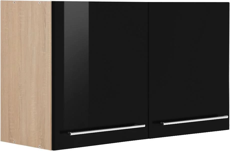 Hängeschrank KS-Eton Schwarz Hochglanz 100cm - Bild 3