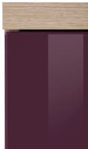 Sitzbank KS-Samos von Kochstation Aubergine Hochglanz Eiche Sonoma Bild 5