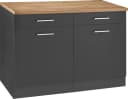 Kochstation KS-Kehl Unterschrank Grau 120cm Bild 3