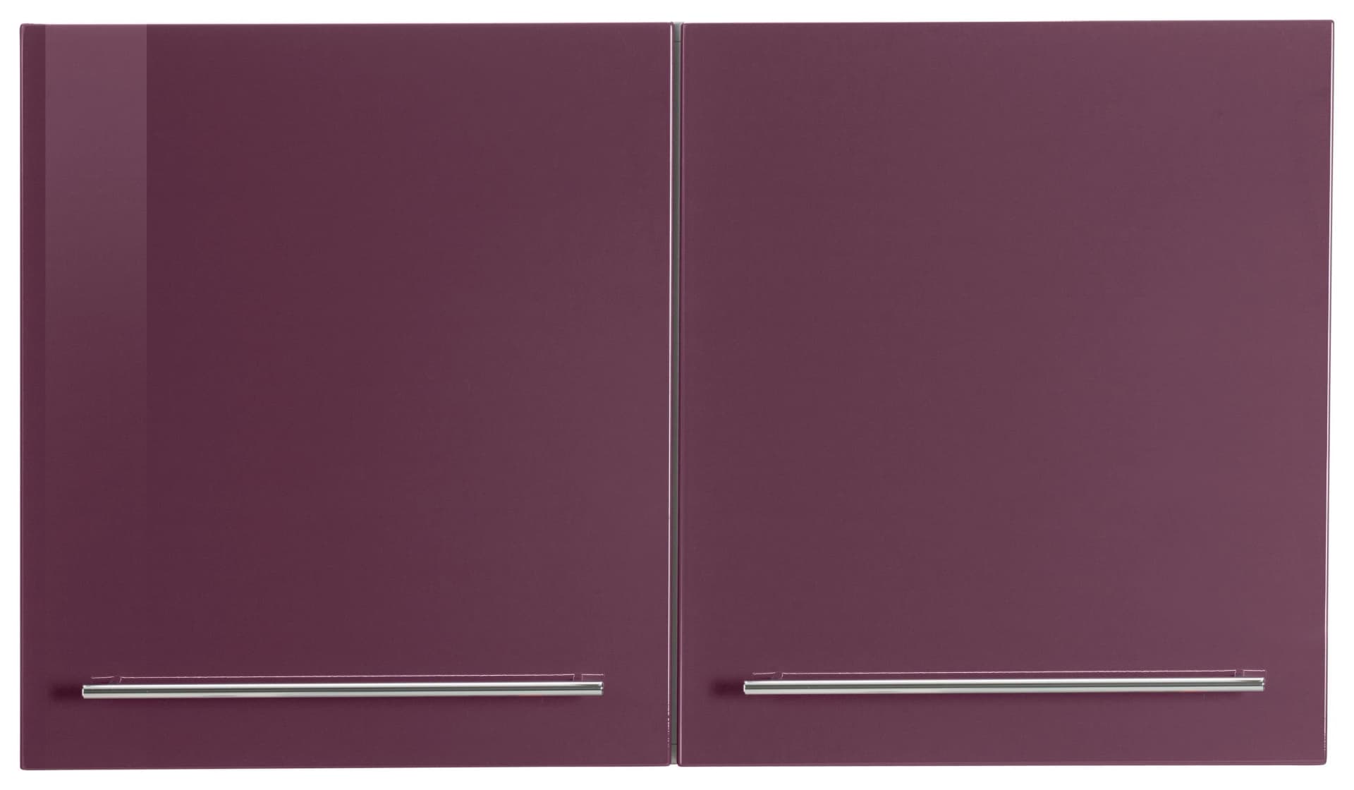Kochstation Hängeschrank KS-Eton Aubergine Hochglanz 2-Türig
