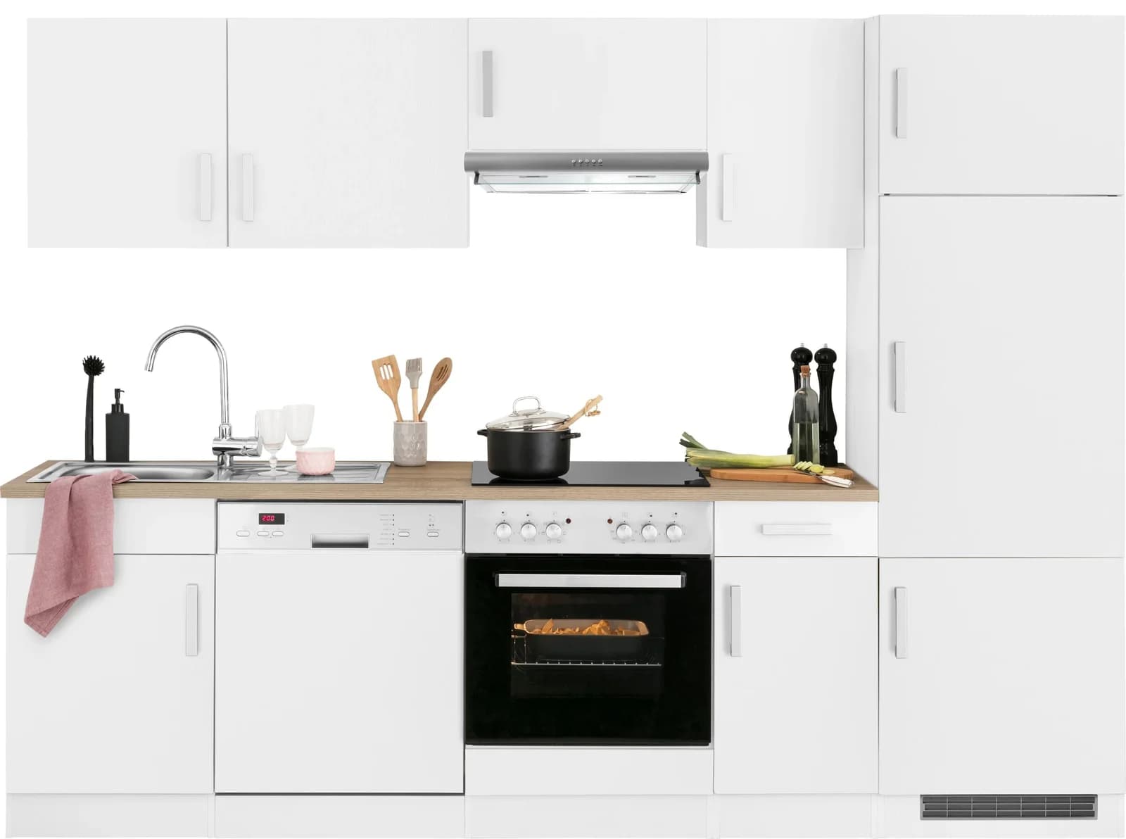 KOCHSTATION "KS-Gera" Breite 270 cm mit Arbeitsplatte