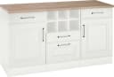 Unterschrank KOCHSTATION KS-Stockholm Weiß Matt MDF Bild 3