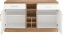 Kochstation KS-Colmar Unterschrank Weiß 150cm 2 Schubkästen 2 Türen Bild 4