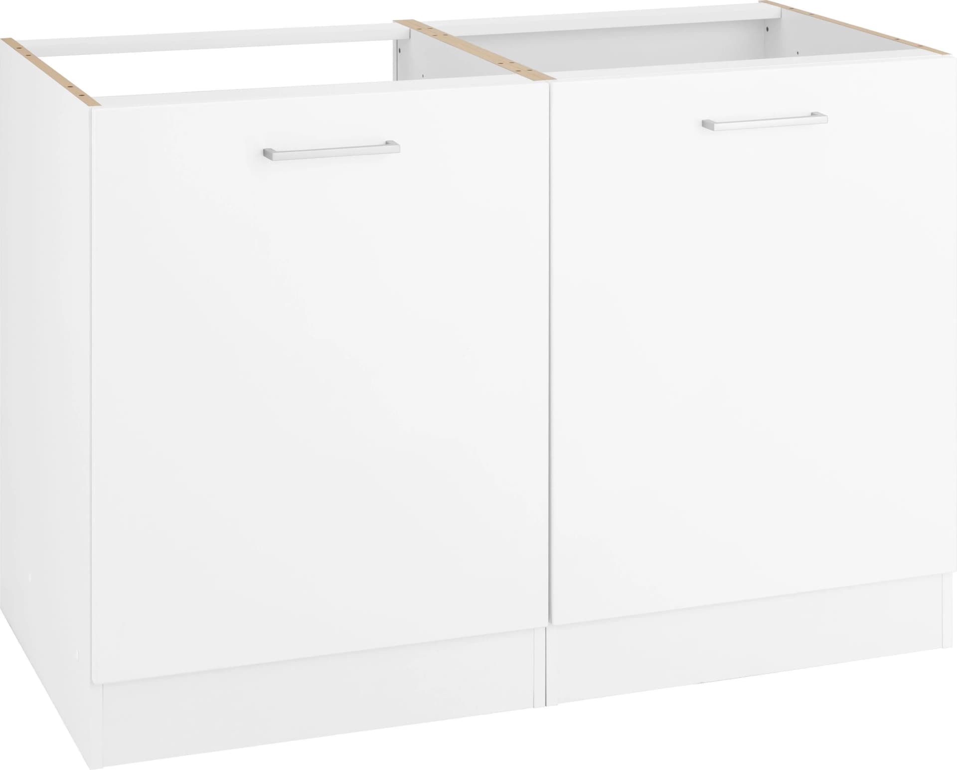 Spülenschrank KS-Visby Weiß mit Einbauspüle
