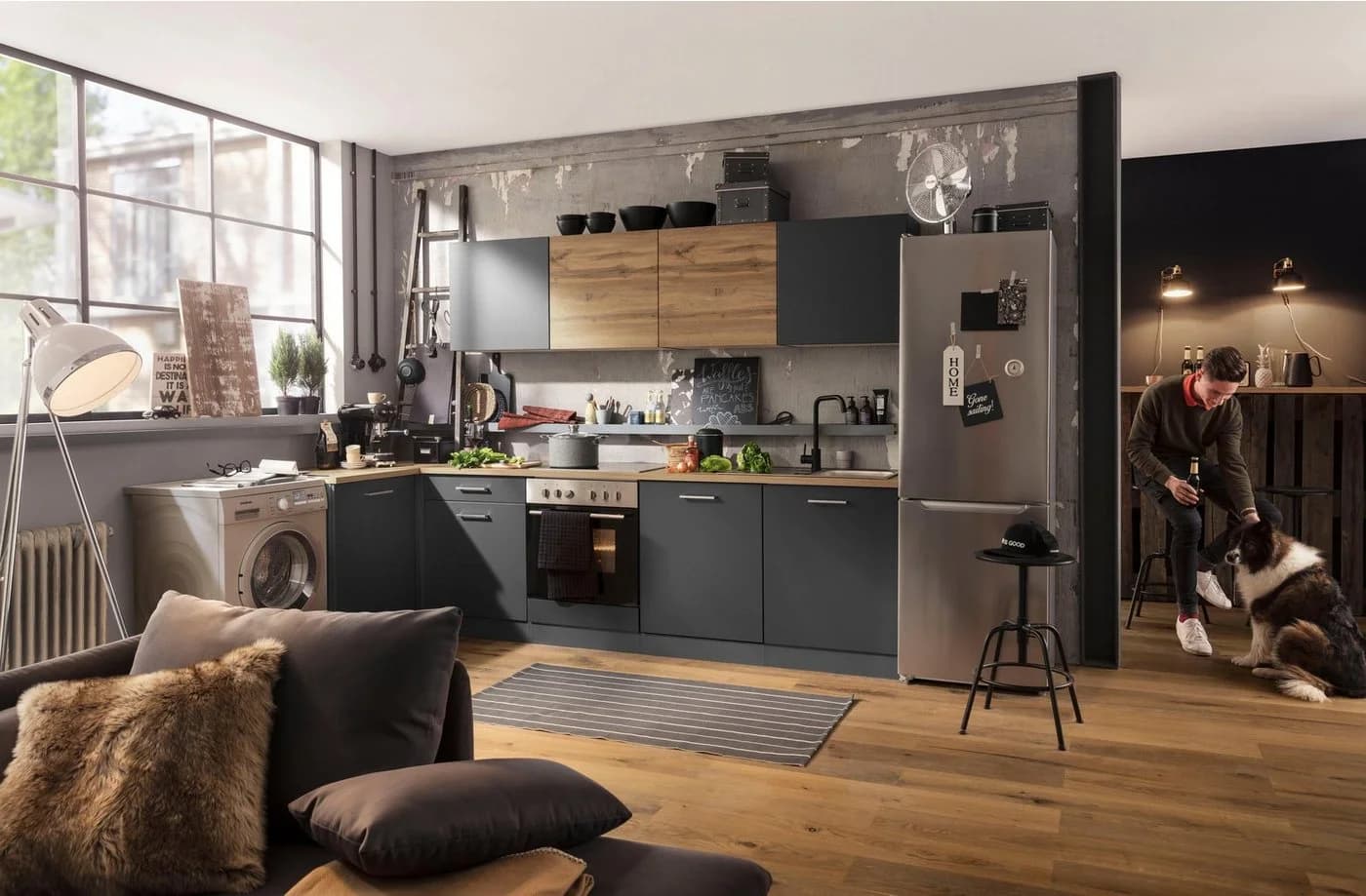 Kochstation KS-Universal Arbeitsplatte Braun Holzwerkstoff - Bild 5