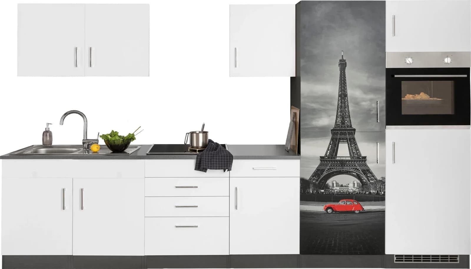 Küchenzeile KOCHSTATION KS-Paris - Komplettküche 330cm