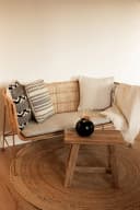 LaLe Living Dekovase Siyah Schwarz Matt Eisen Bild 5