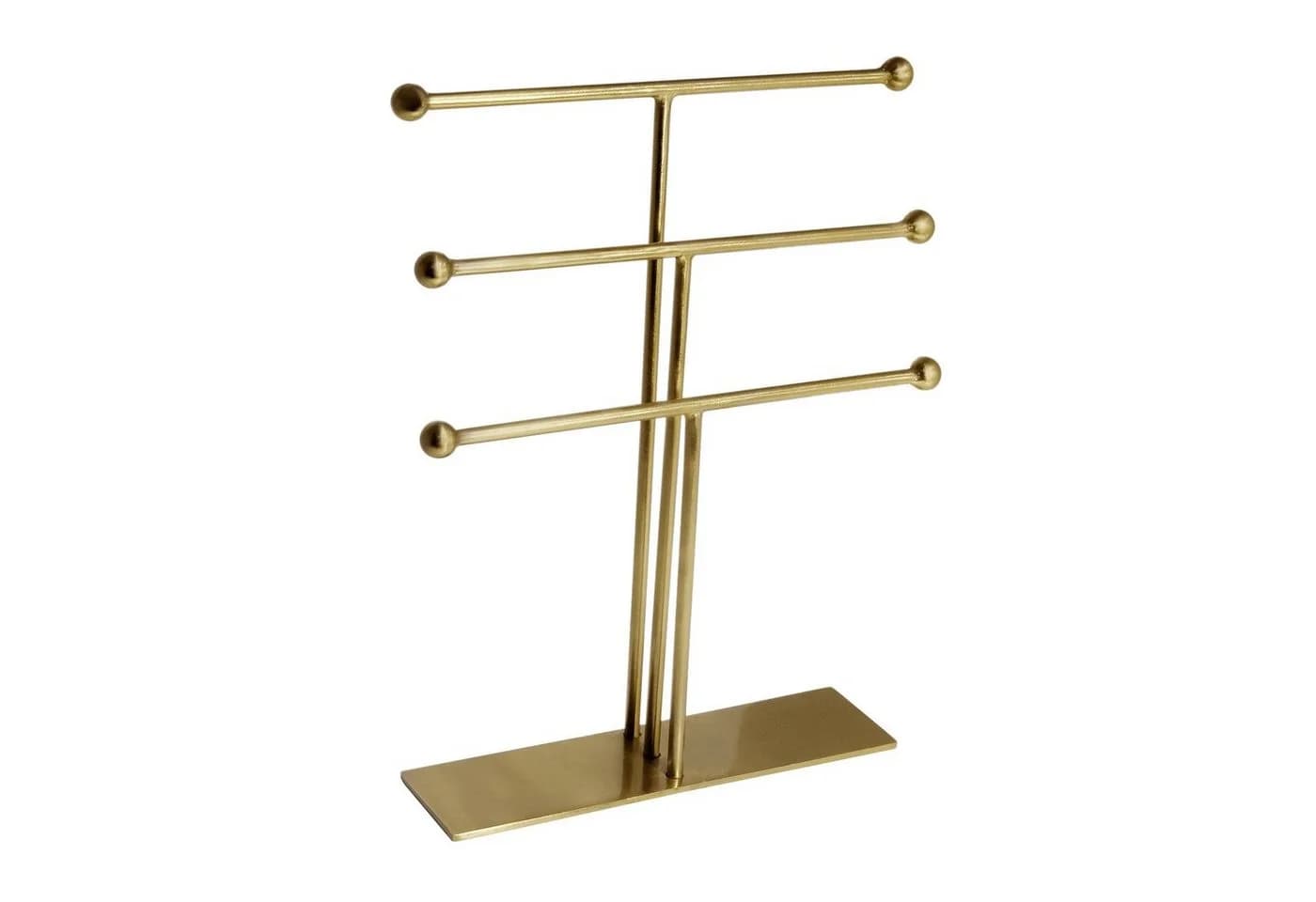LaLe Living Schmuckständer Ela Dreistufig Gold Schwarz Eisen - Bild 2