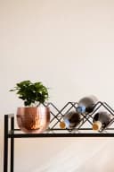 LaLe Living Blumentopf Baha gehämmert Kupfer Gold Ø13,5 cm Bild 3