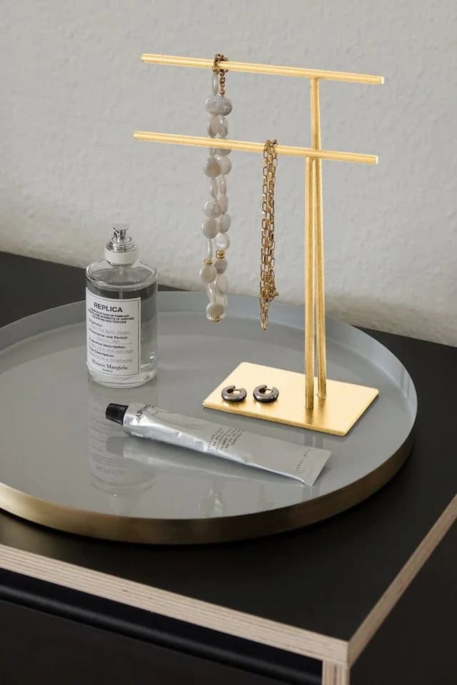 LaLe Living Schmuckständer Butik Eisen Schwarz Gold